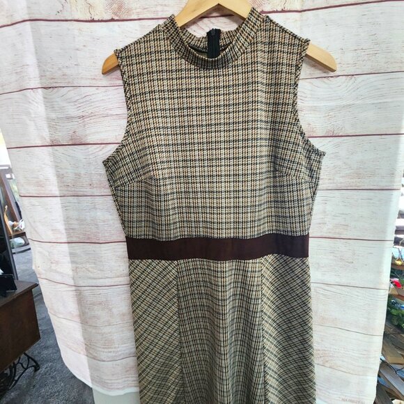 Per Seption Concept Sleeveless - Tweed Dress - Picture 1 of 4
